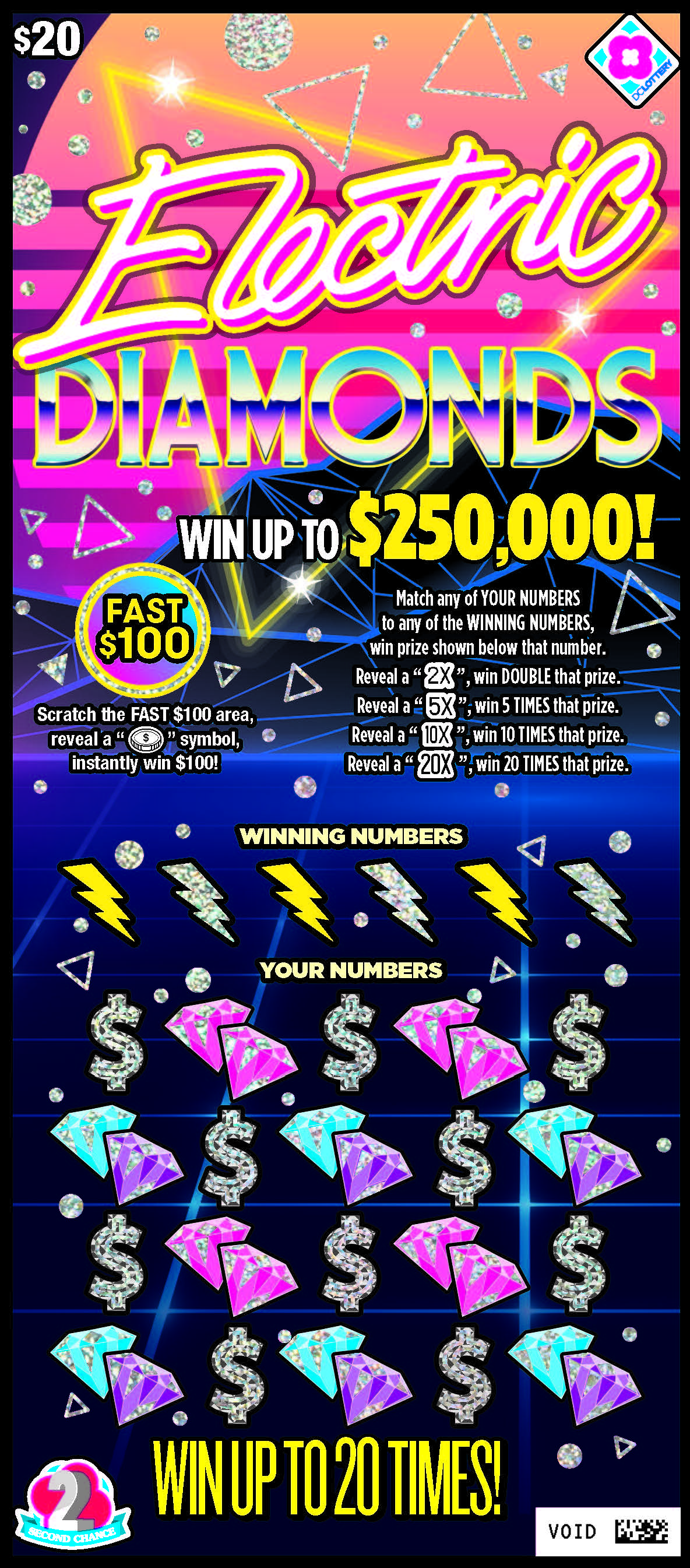 Electric Diamonds DC Lottery